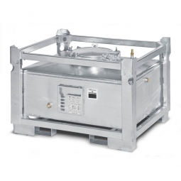 ASF-Behälter, doppelwandig, 445 Liter, BxTxH 1230x1030x840 mm, Gewicht 220 kg