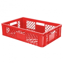 Bäckerkiste, LxBxH 600x400x150 mm, rot