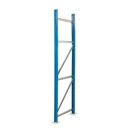 Rahmen für Palettenregale, Stecksystem, zerlegt, TxH 1100x3500 mm, Profil PN85, Tragkraft 12000 kg