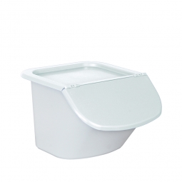 Zutatenbehälter / Zutatenspender, 15 Liter, LxBxH 440x400x280 mm, weiß/weiß