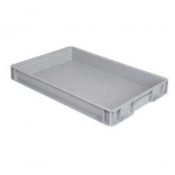 Eurobehälter -Profi- mit 2 Griffleisten, LxBxH 600x400x70 mm, 13 Liter, grau