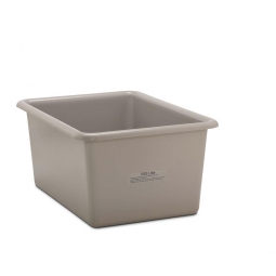 Rechteckbehälter aus GFK, Inhalt 550 Liter, grau, LxBxH 1320x970x630 mm, Gewicht 19 kg