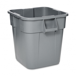 Eckiger Brute Container, 106 Liter, grau