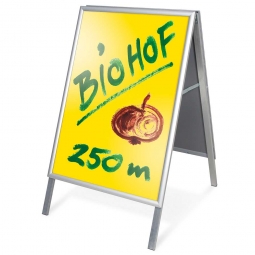 Alu-Kundenstopper, Format DIN A1, BxH 600x850 mm
