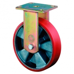 Schwerlast-Bockrolle, Rad-ØxB 200x50 mm, Tragkraft 800 kg