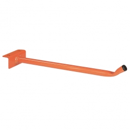 Rohrkragarm, Tiefe 600 mm, gekröpfte Ausführung, Ø 20 mm, Tragkraft 13 kg