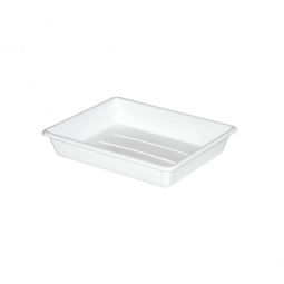 Kunststoffschale, PP, LxBxH 225x175x42 mm, ca. 1 Liter, weiß