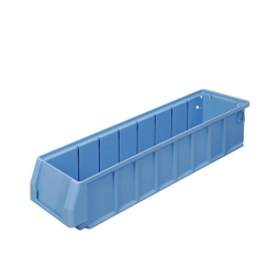 Regalkasten FUTURA, LxBxH 400x117x90 mm, Polypropylen-Kunststoff (PP), taubenblau, Gewicht 385 g