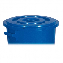 Deckel für Rundtonne 50 Liter, blau