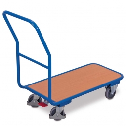Schiebebügelwagen aus Stahl, LxBxH 1115x450x970 mm, Tragkraft 200 kg, Ladefläche LxB 890x450 mm