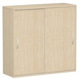 Schiebetürenschrank FLEX, 3OH, Ahorn, BxTxH 1200x425x1182 mm