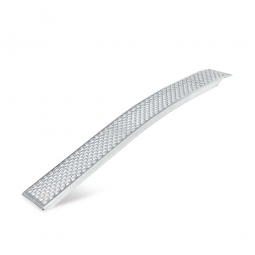 Alu-Auffahrrampe, gebogen, 1 Stück, LxB 1500x200 mm, Tragkraft 200 kg/Stück