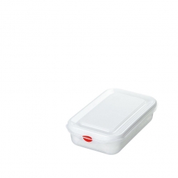 Transparente Aufbewahrungsboxbox mit Deckel, LxBxH 265x162x65 mm, 1,8 Liter