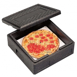 Thermobox mit Deckel, 64 Liter, LxBxH 600x600x285 mm