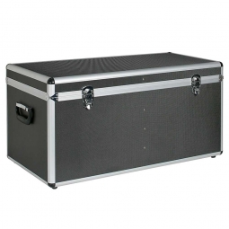 Alurahmen-Transportbox, Inhalt 100 Liter, LxBxH 730x380x360 mm, abschließbar, Farbe anthrazit
