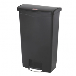 Tretabfalleimer Slim Jim, 68 Liter, schwarz, BxTxH 500x311x803 mm