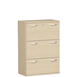 Hängeregistraturschrank PRO, 3OH, Ahorn, BxTxH 800x425x1152 mm