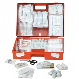 Erste-Hilfe-Koffer mit Inhalt nach DIN 13157, BxTxH 330x130x250 mm