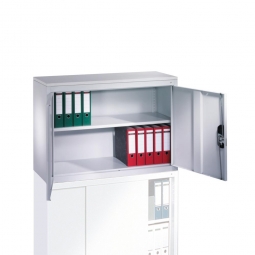 Aufsatzschrank, 2 Ordnerhöhen, BxTxH 930x500x790 mm