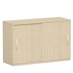 Schiebetürenschrank FLEX, 2OH, Ahorn, BxTxH 1200x425x798 mm