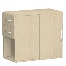 Anstellschrank mit 2 Ordnerhöhen 