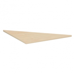 Verkettungsplatte ELEGANCE Dreieck 90°, Dekor Ahorn, BxT 800x800 mm