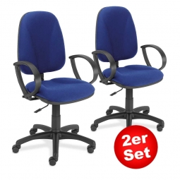 2er-Set Bürodrehstühle 