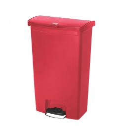 Tretabfalleimer Slim Jim, 68 Liter, rot, BxTxH 500x311x803 mm