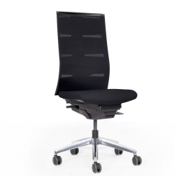 Bürodrehstuhl "Agilis Matrix MT12", Polster schwarz, belastbar bis 120 kg