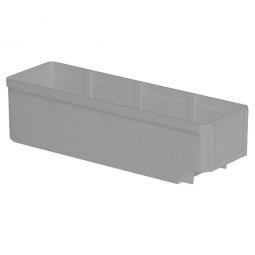 Regalkasten, grau, LxBxH 300x93x83 mm, Polystyrol-Kunststoff (PS), Gewicht 175 g