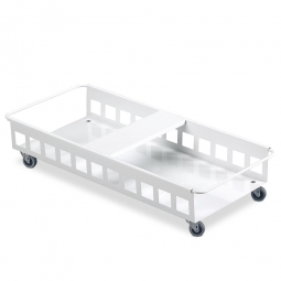 Doppel-Fahrwagen für Abfall- und Wertstoffbehälter, BxTxH 665x270x185 mm