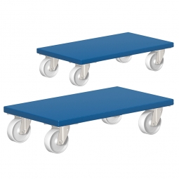 Möbelhund, Tragkraft 500 kg, LxBxH 600x300x145 mm, Paket = 2 Möbelroller