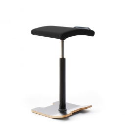 Ergonomische Sitz- und Stehhilfe "Sella Activa SA10", Polster schwarz, belastbar bis 120 kg