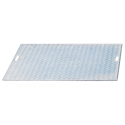 Auffahrrampe, LxB 470x850 mm, Aus 5 mm starkem Stahlblech, feuerverzinkt