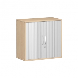 Querrollladenschrank PRO 2 Ordnerhöhen, Ahorn, BxTxH 800x425x768 mm