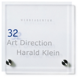 Türschild "Brüssel", BxH 155x155 mm