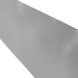 Gummi-Bodenbelag, max. L 10000 mm, B 1200 mm, Stärke 4,5 mm, natürlich-synthetische Gummimischung, grau, Preis per lfd. Meter