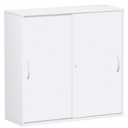 Schiebetürenschrank FLEX, 3OH, weiß, BxTxH 1200x425x1182 mm