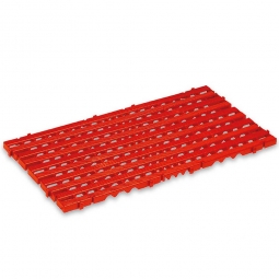 Bodenrost, PE-HD, LxBxH 800x400x25 mm, rot