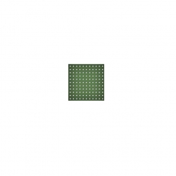 System-Lochplatte, BxH 500x450 mm, aus 1,25 mm Stahlblech, kunststoffbeschichtet in resedagrün