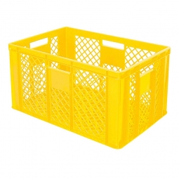 Bäckerkiste, LxBxH 600x400x320 mm, 63 Liter, gelb