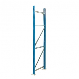 Rahmen für Palettenregale, Stecksystem, zerlegt, TxH 1100x4000 mm, Profil PN85, Tragkraft 12000 kg
