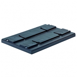 Abdeckhaube für Palettenmaß LxB 1205x805 mm, Polypropylen-Kunststoff (PP), anthrazit
