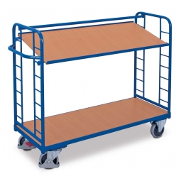 Etagenwagen mit 2 Böden, LxBxH 1510x550x1235 mm, Tragkraft 250 kg