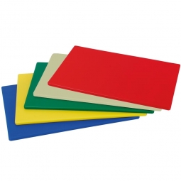 Schneidbrett aus Polyethylen-Kunststoff (PE-HD), LxBxH 510x380x13 mm, beige
