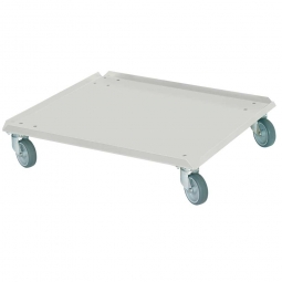 Alu-Rollwagen, BxTxH 515x415x130 mm, lichtgrau