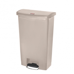 Tretabfalleimer Slim Jim, 68 Liter, beige, BxTxH 500x311x803 mm