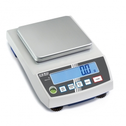 Präzisionswaage, Wägeplatte BxT 130x130 mm, Wägebereich max.1000 g, Ablesbarkeit 0,1 g