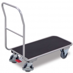 Schiebebügelwagen aus Aluminium, LxBxH 995x440x975 mm, Tragkraft 200 kg