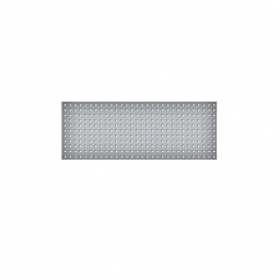System-Lochplatte, BxH 1200x450 mm, aus 1,25 mm Stahlblech, kunststoffbeschichtet in lichtgrau